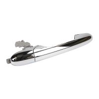 Maniglia per porta cromata lucida destra