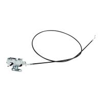 Serratura posteriore con cavo