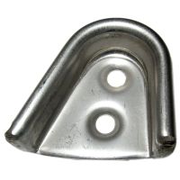 Cuneo di guida per binari in metallo a destra