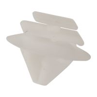 Pezzo di serraggio per deflettore d'aria