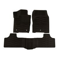 set tappetino in gomma grigio ardesia scuro con logo Jeep