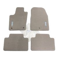 Set tappetino per piedi grigio medio con Jeep Logo Set di 4