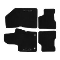 Zerbino in velluto con logo Tonale argento