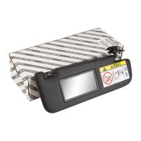 Visiera parasole destra nera