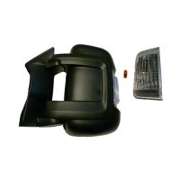 Specchio esterno sinistro sinistro incernierato elettricamente Sensore di temperatura Sensore di temperatura 5 W braccio corto