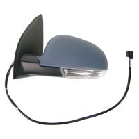 Specchietto elettrico a soffietto sul lato sinistro