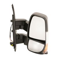 Specchietto retrovisore esterno destro a riscaldamento elettrico, braccio corto