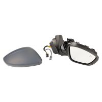 specchietto retrovisore esterno completamente a destra