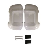 Set Tappo Protezione Specchio Bianco