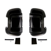 Set Mirror Protector Protection Cap nero