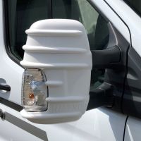 Set di tappi protettivi per specchietti bianchi