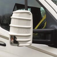 Set di tappi protettivi per specchietti bianchi