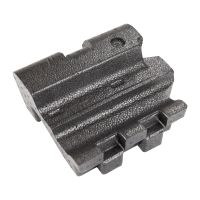 Feltro lubrificante sul retro del paraurti sul lato destro