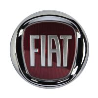 Emblema *Fiat* rosso posteriore