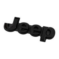 Nome dell'azienda, stemma, scritta "Jeep"