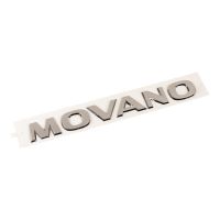 Emblema, scritta "Movano" Posteriore