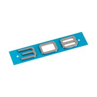 scritta, emblema del radiatore 308