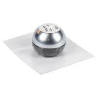 Pomello della leva del cambio, cromo / bianco, 5 marce