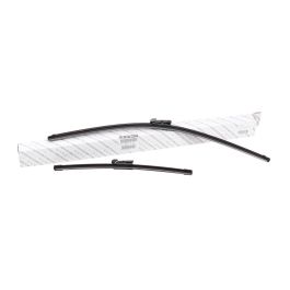 Valeo Coppia Di Spazzole Tergicristallo Flat Blade Fatte Di Materiali Naturali E Riciclati CAN86+CAN51, Anteriore, Lunghezze: 650mm+500mm, (Pack da 2