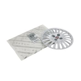 Coppe Copriruota Universali Farad - Set Da 4 Per Cerchi Da 15 Pollici, In Materiale PA66+PP, Vernice Metallizzata