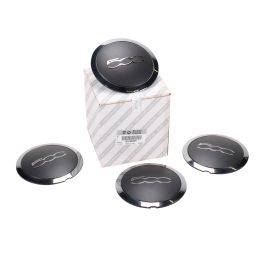 4 X Silicone Coprimozzo Mozzi Coperchio Adesivo Croce Ferro Stemma - 55 MM