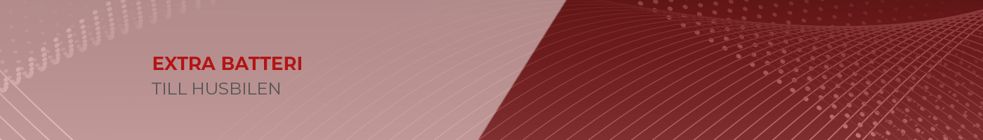 Extra batterier för husbilar