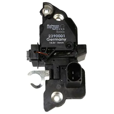 Metzger 2390001 – Regolatore Di Alternatore Per VW, Audi, Mercedes, Porsche – Compatibile Con Bosch 14,5V 12V