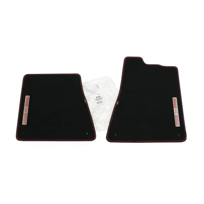 AD Tuning GmbH & Co. KG Set di tappetini Velluto vestibilità fuà , Nero