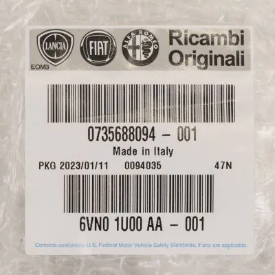 Equal Quality M0074 – Modanatura Paraurti Posteriore Superiore Cromata Per Fiat 500 (2007-2015) E 500C (2009-2015) - 3